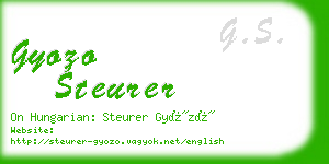 gyozo steurer business card